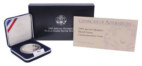 1995 Special Olympics Commemorative Silver Dollar Proof