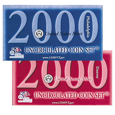 2000 US Mint Uncirculated Coin Set