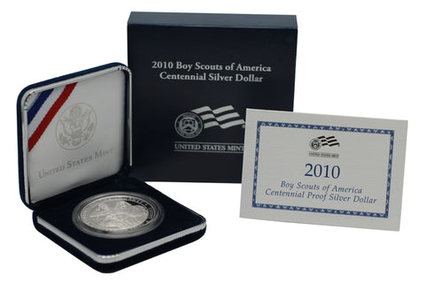 2010 Boy Scouts of America Commemorative Silver Dollar Proof