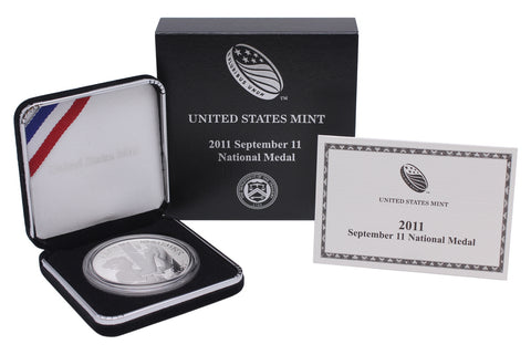 2011-P September 11 Commemorative Silver Medal Proof