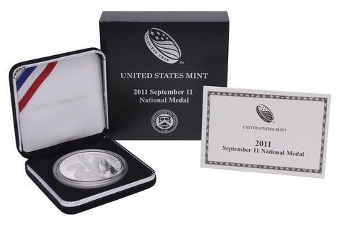 2011-W September 11 Commemorative Silver Medal Proof