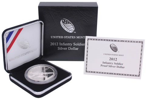 2012 Infantry Soldier Commemorative Silver Dollar Proof