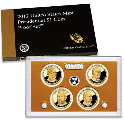 2012 Presidential Dollar Proof Set