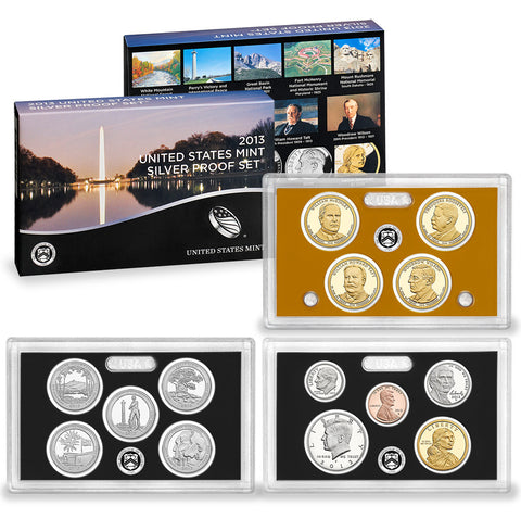 2013 US Mint Silver Proof Set