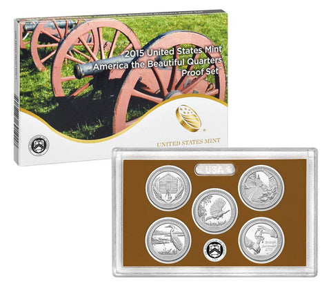 2015 America the Beautiful Quarter Proof Set