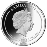 2021 Proof Samoa Harry Potter Silver 3-Coin Set