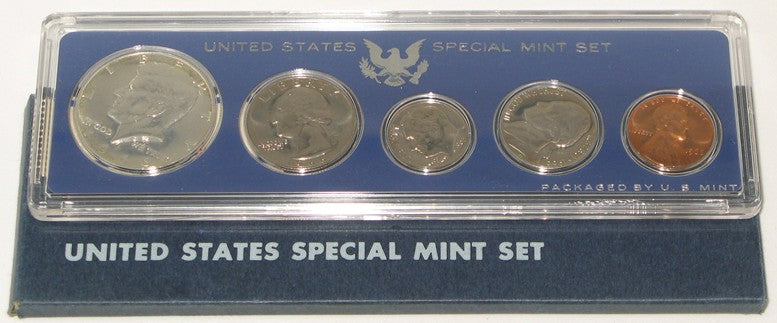 1966年アメリカ合衆国造幣局スペシャルミントセット 1966 Special Mint US Mint Set ( 5 pc ) - OGP