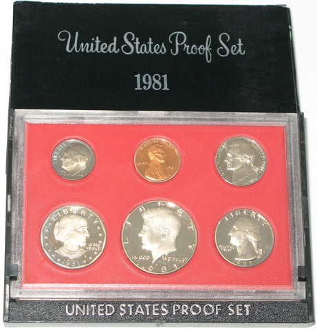 1981 US Mint Proof Set (Type 2)