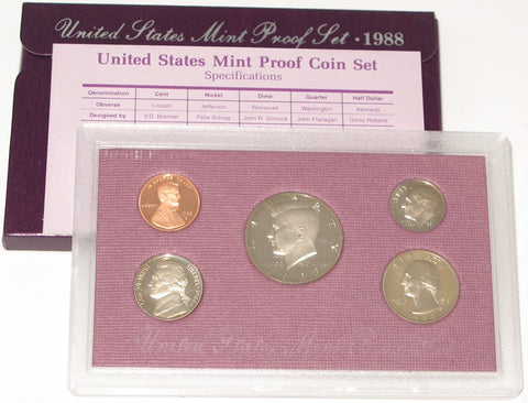 1988 US Mint Proof Set