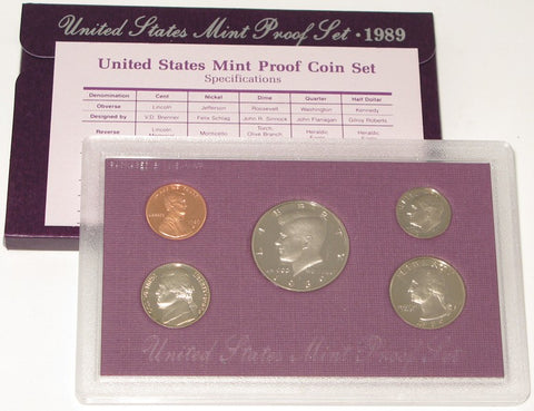 1989 US Mint Proof Set