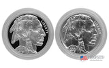 2001 American Buffalo 2-Coin Commemorative Silver Dollar Set