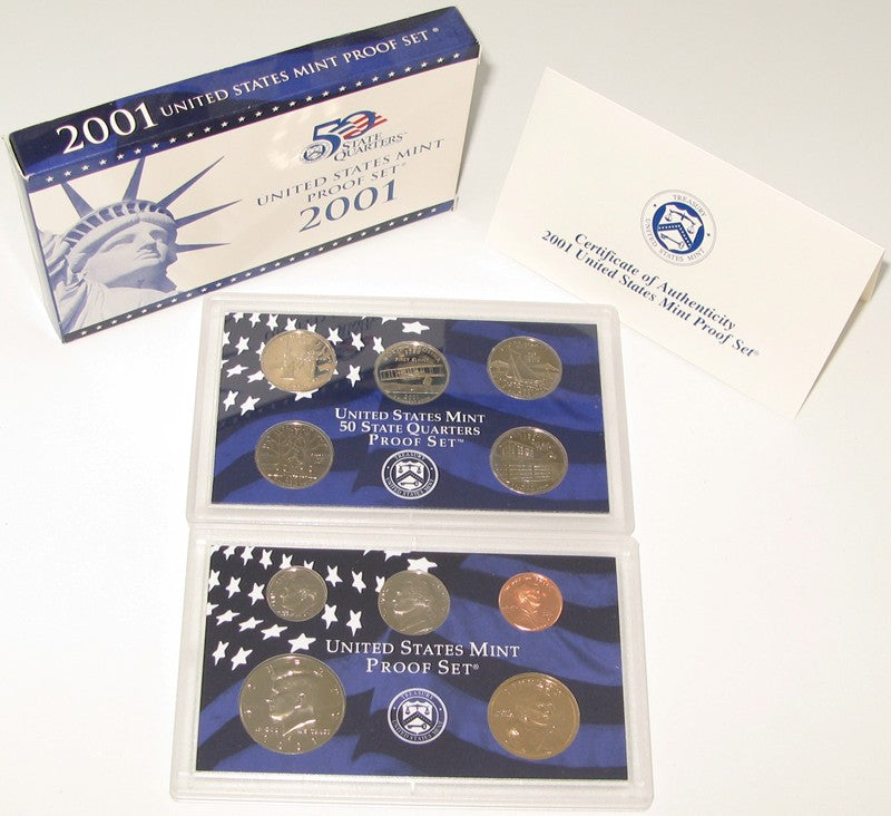 2001 S US Mint Proof Set at Amazon's Collectible Coins Store