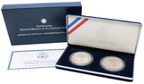 2001 American Buffalo 2-Coin Commemorative Silver Dollar Set