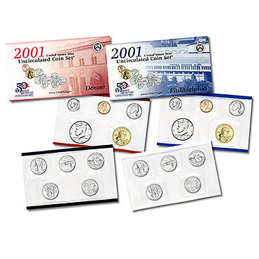 2001 US Mint Uncirculated Coin Set