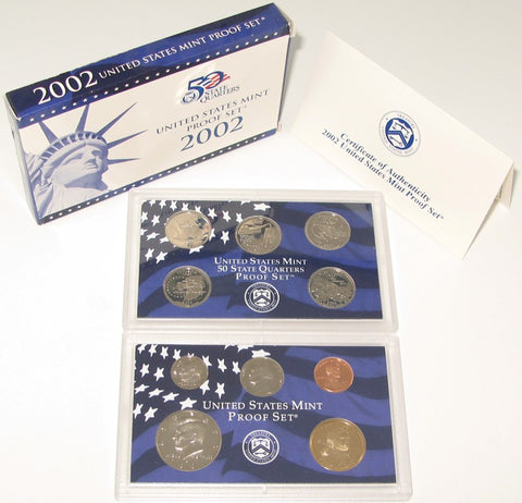 2002 US Mint Proof Set
