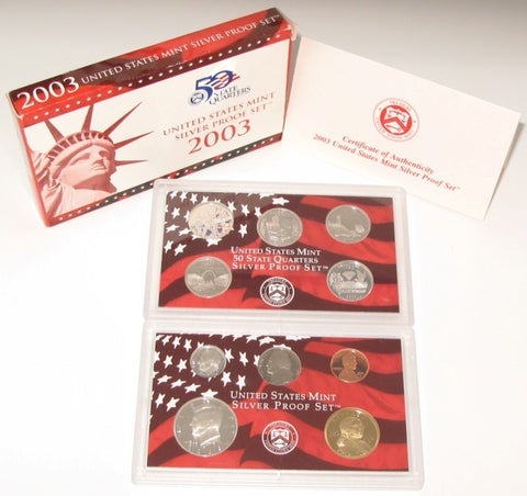 2003 US Mint Silver Proof Set