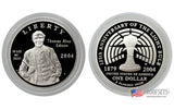 2004 Thomas Edison Commemorative Silver Dollar Proof