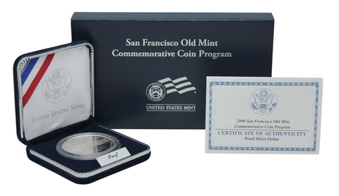 2006 San Francisco Old Mint Commemorative Silver Dollar Proof