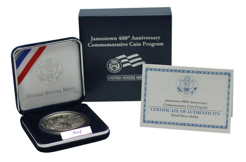 2007 Jamestown Commemorative Silver Dollar Proof