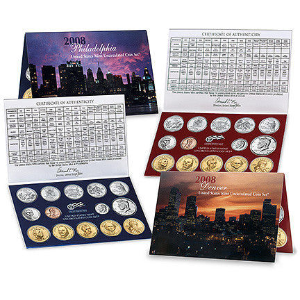2008 US Mint Uncirculated Coin Set
