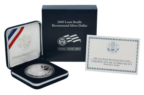 United States, Louis Braille Bicentennial Commemorative 2009