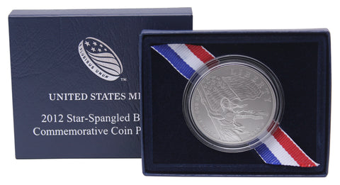 2012 Star Spangled Banner Commemorative Silver Dollar Uncirculated