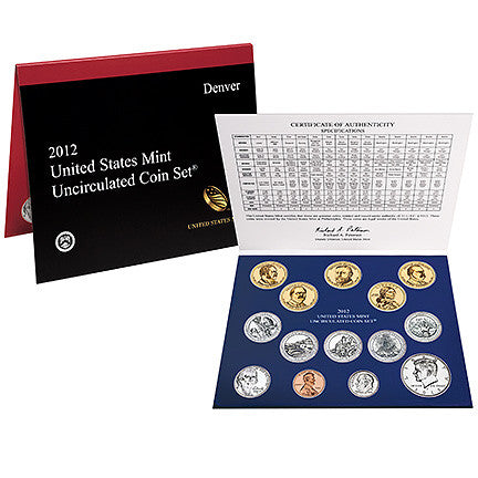 2012 US Mint Uncirculated Coin Set
