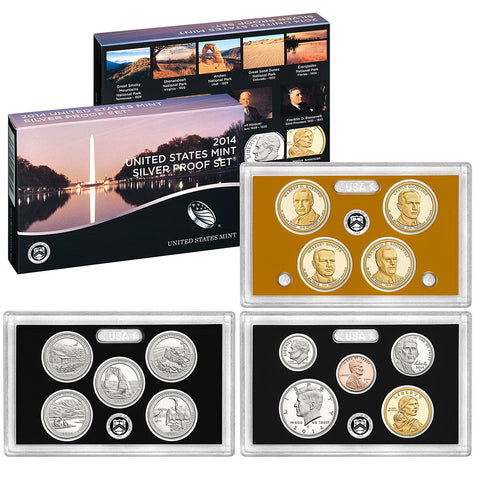 2014 US Mint Silver Proof Set