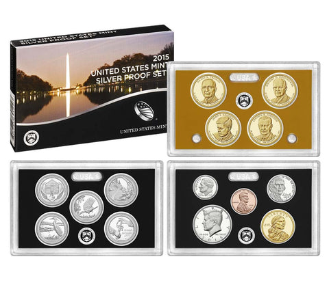 2015 US Mint Silver Proof Set