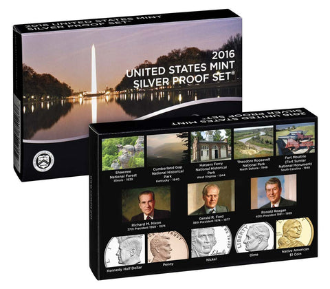 2016 US Mint Silver Proof Set