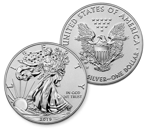 2019 Pride of Two Nations 2-Coin Set (Silver Eagle / Maple